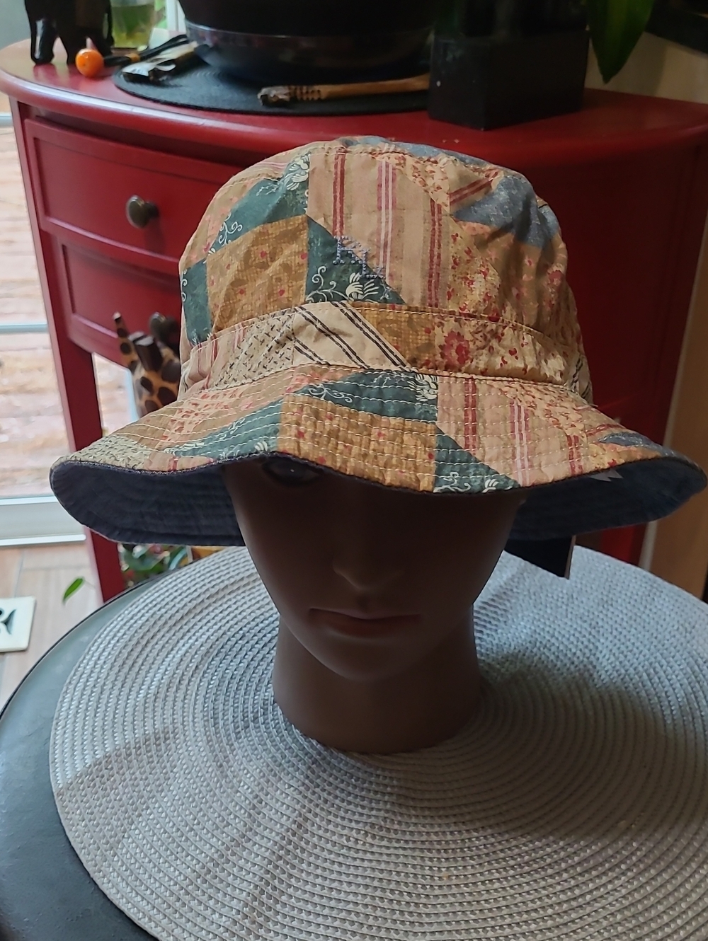 Ralph Lauren Patchwork Reversible Cotton Bucket Hat